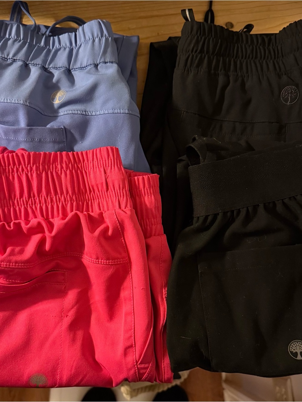 Healing Hands Healthcare Joggers — Black x2, Pink & Periwinkle
